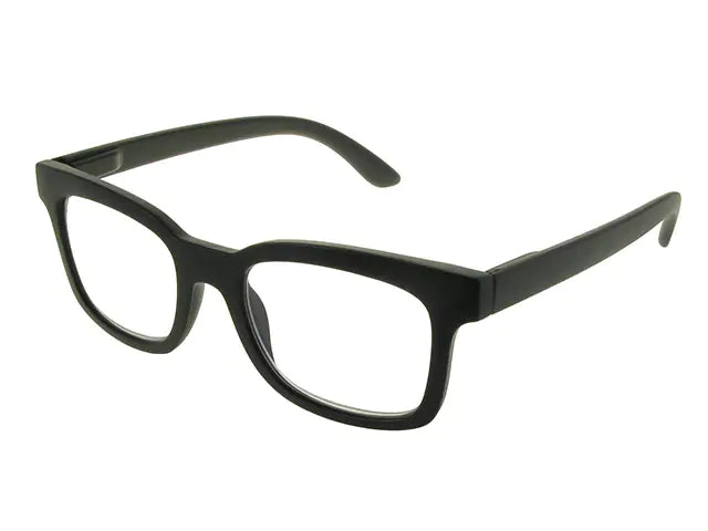 Goodlookers Reading Glasses 'Jesse' Matt Black