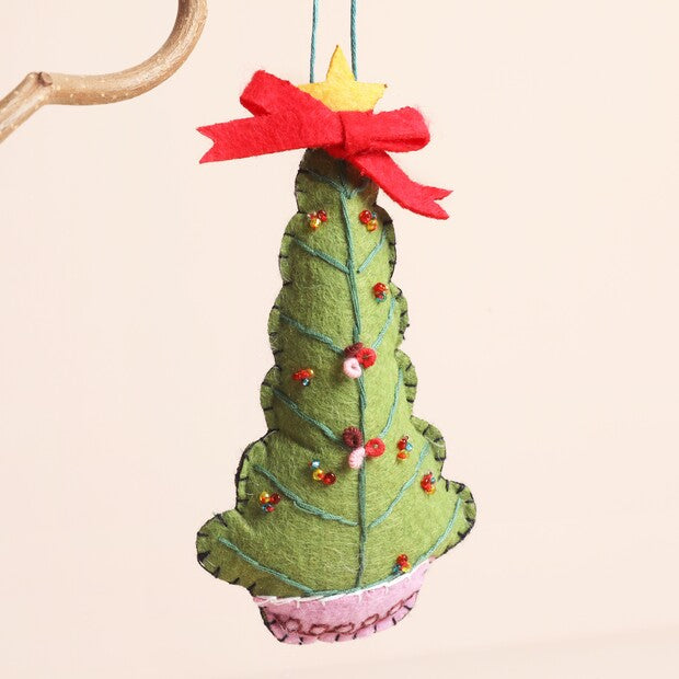 Lisa Angel Felt Christmas Tree Hanging Decoration