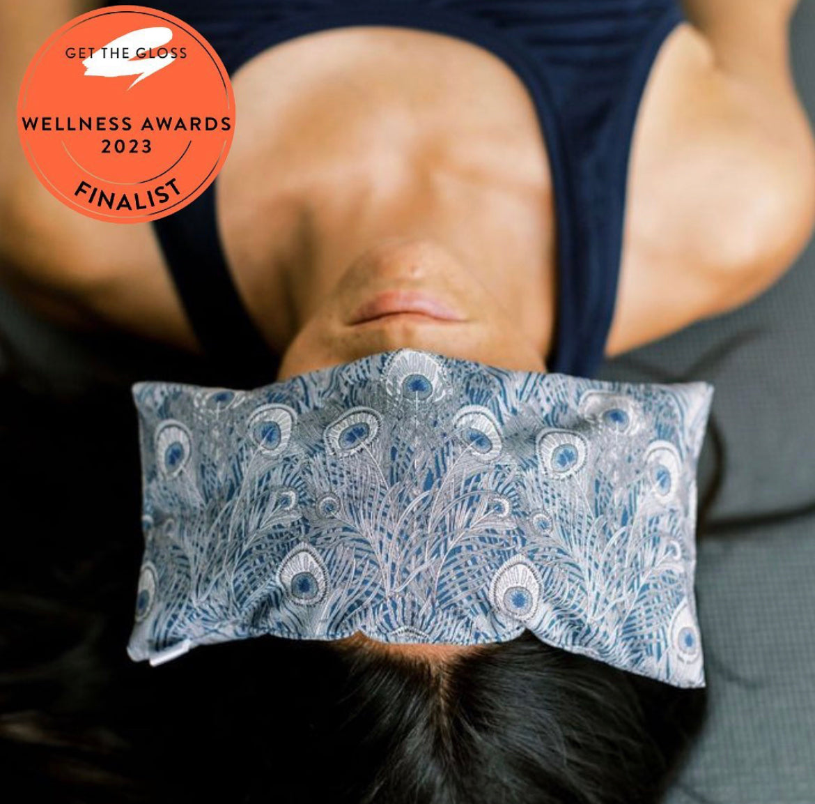 Spritz Wellness London Aromatherapy Liberty Print Eye Pillow - Hera Blue