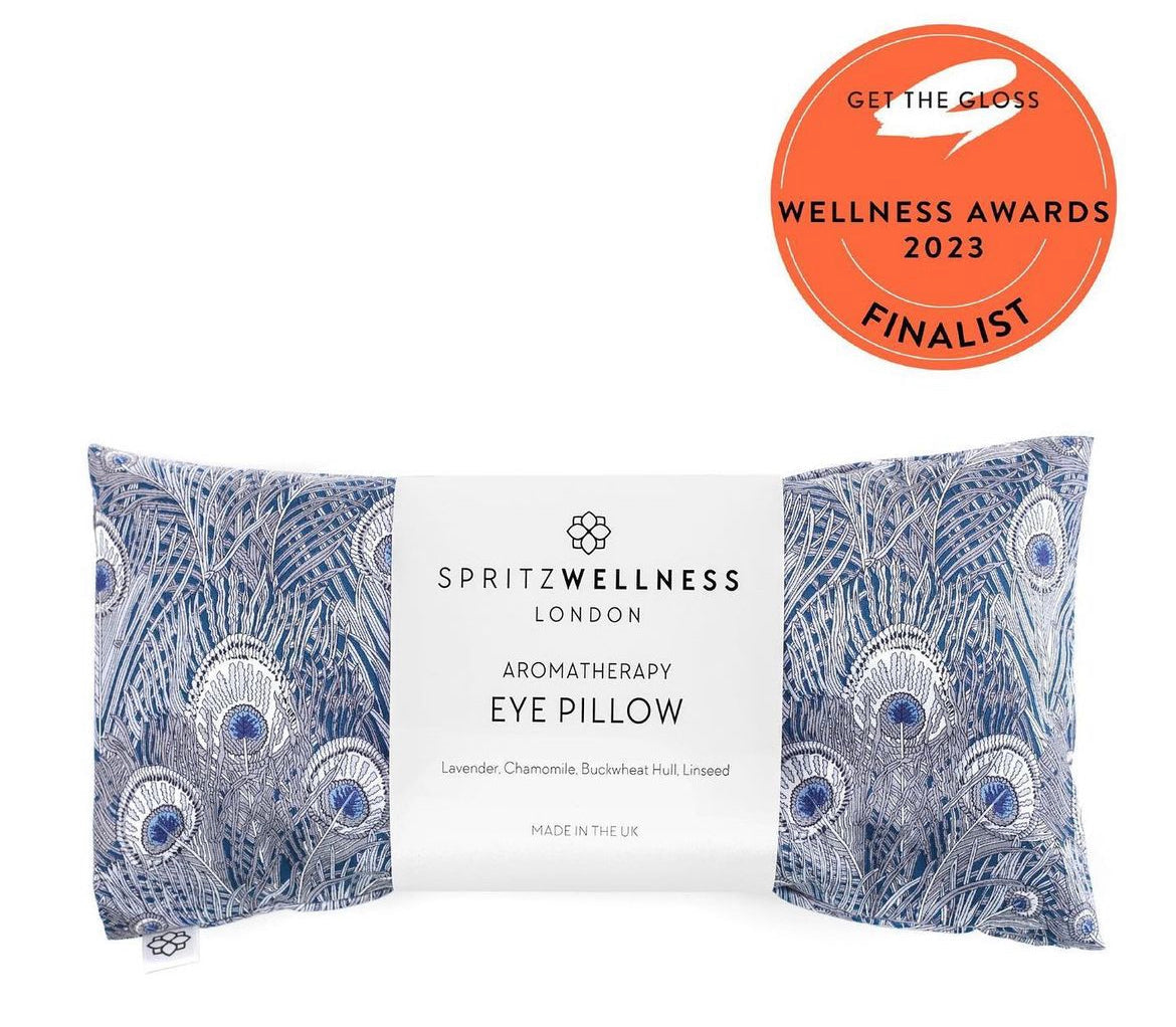 Spritz Wellness London Aromatherapy Liberty Print Eye Pillow - Hera Blue