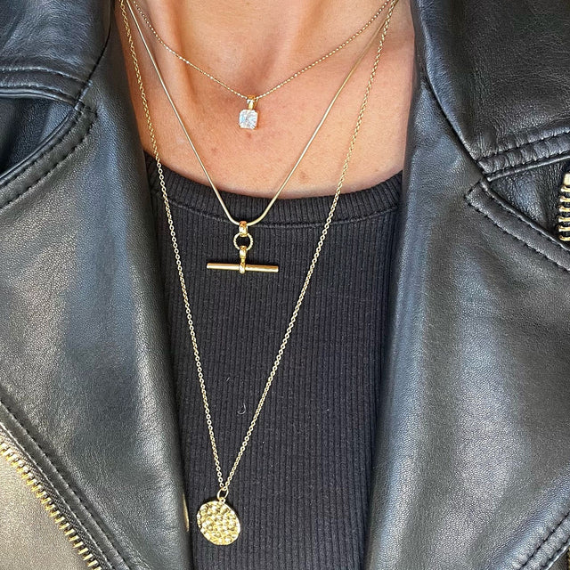 Kelly Springham Sparkling Square Choker Necklace