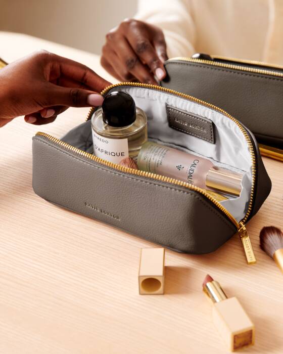 Katie Loxton Small Makeup Bag in Mink