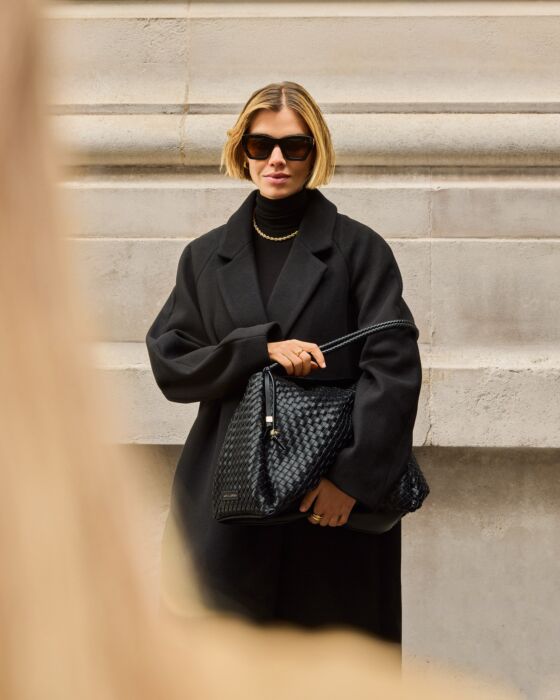 Katie Loxton Nova Large Shoulder Tote in Black