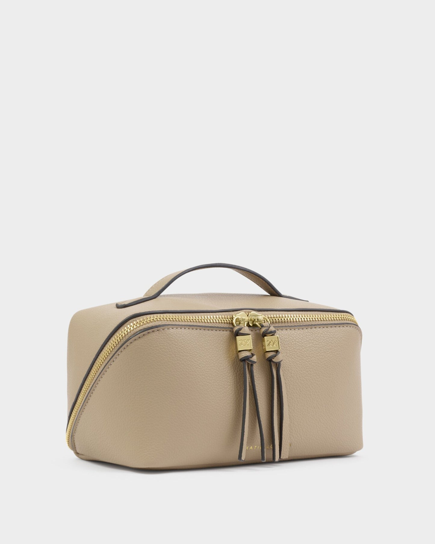 Katie Loxton Soho Medium Make Up/ Wash Bag in Light Taupe
