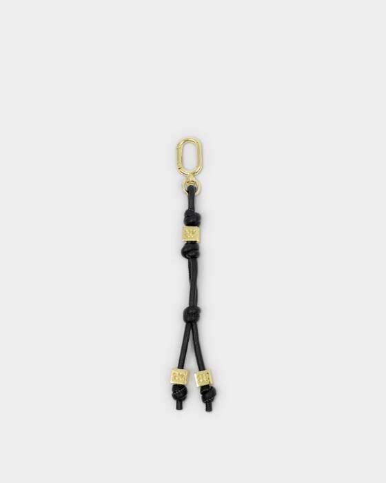 Katie Loxton Gia Bag Charm Keyring in Black