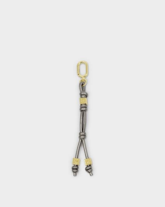 Katie Loxton Gia Bag Charm Keyring in Pewter