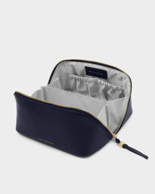 Katie Loxton Soho Medium Makeup & Wash Bag in Navy