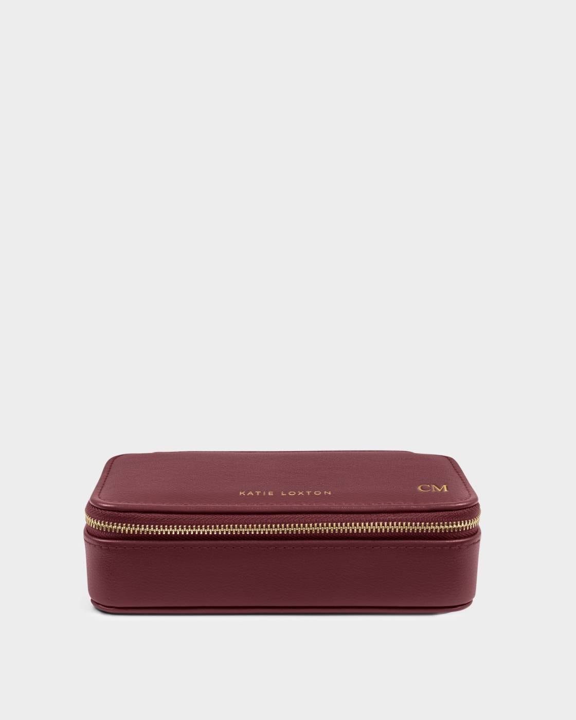 Katie Loxton Classic Jewellery Box in Cherry
