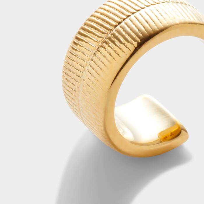 Katie Loxton Chiana Snake Huggie Hoop Earrings - Gold Coated