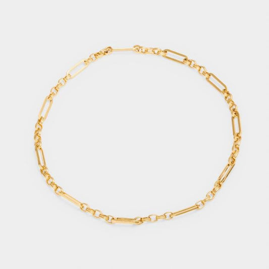 Katie Loxton Kiki Link Necklace - Gold Plated - 45cm