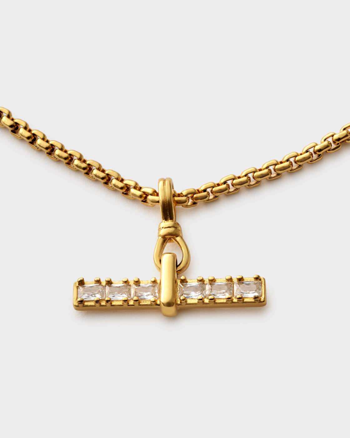 Katie Loxton Lustre Waterproof Gold T-Bar Bracelet