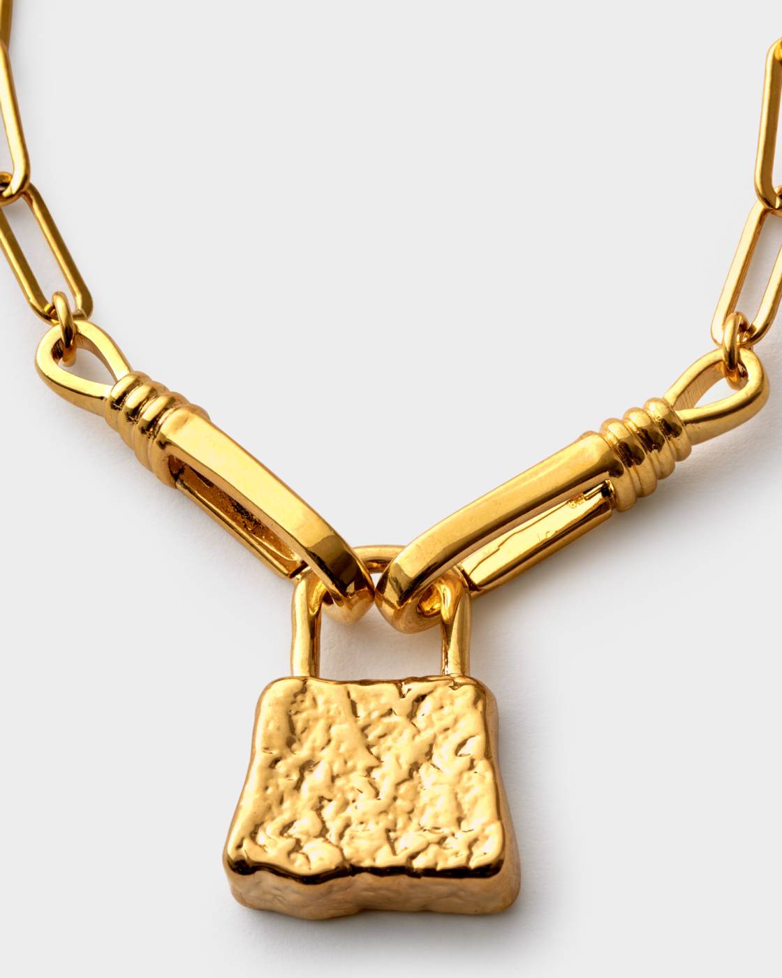 Katie Loxton Luxe Lock Waterproof Gold Bracelet