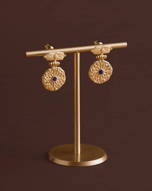 Katie Loxton Midnight Solesi Waterproof Gold Earrings