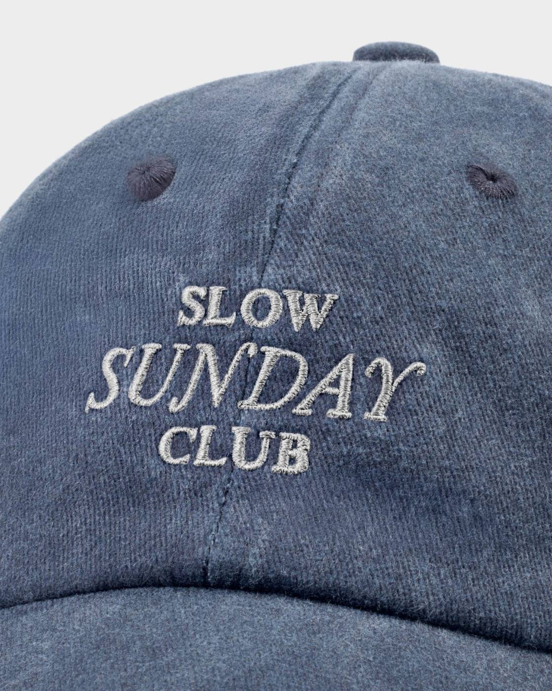 Katie Loxton 'Slow Sunday Club' Embroidered Logo Cap in Navy