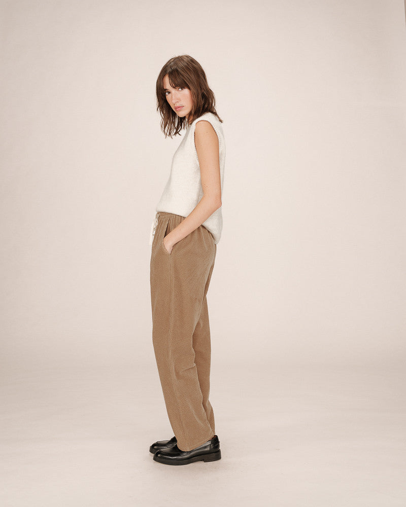 Grace & Mila Liberty Trouser in Greige