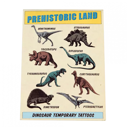 Childrens Temporary Tattoos - Prehistoric Land