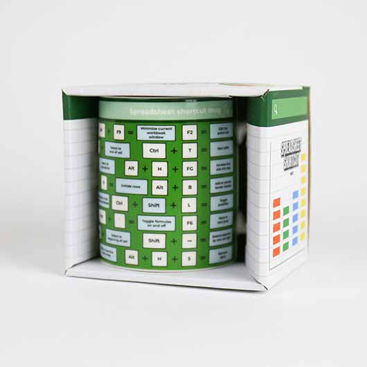 Excel Spreadsheet Shortcut Mug