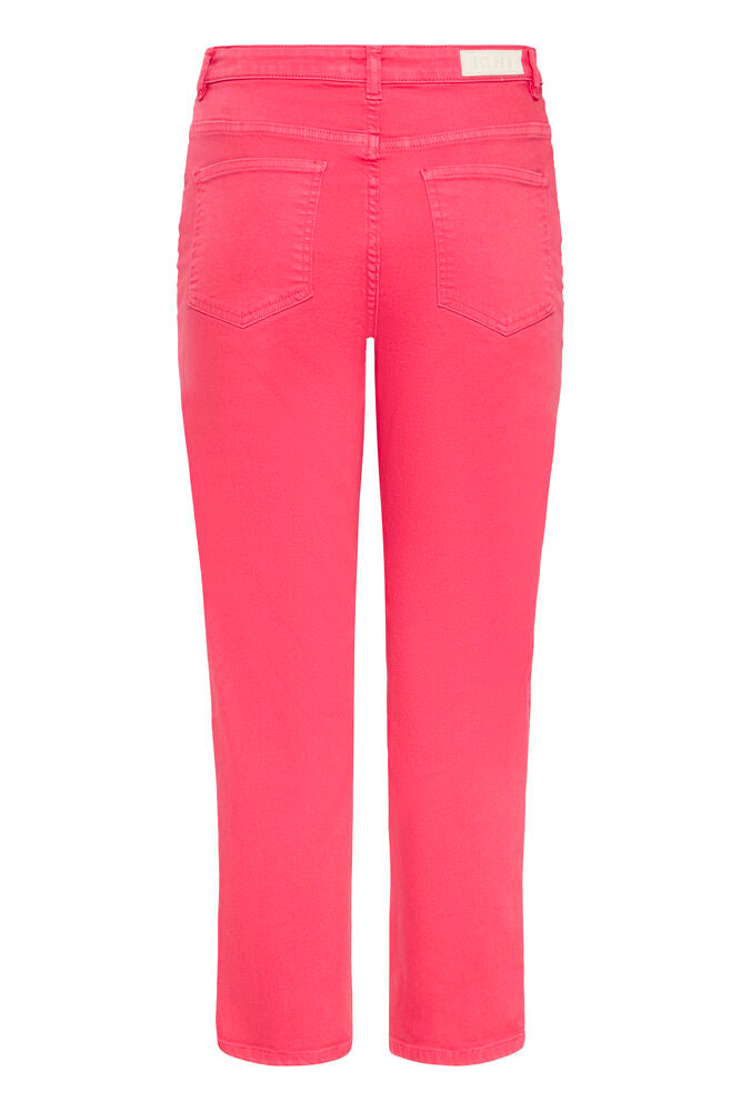 ICHI Ziggy Raven Denim Jeans in Azalea Pink