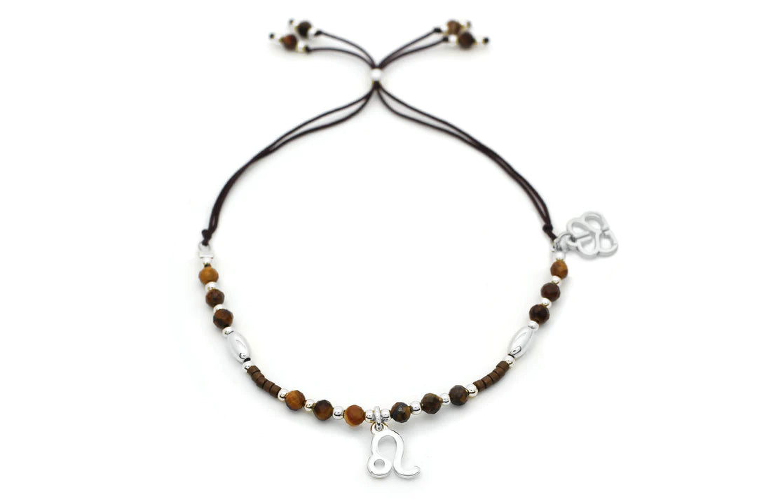 Gemstone Silver Bracelet - Leo