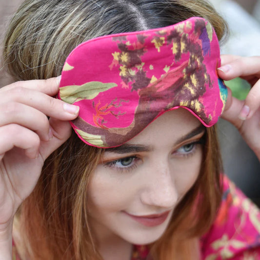 Hot Pink Bird Eye Mask