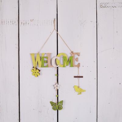 Welcome Hanging Sign