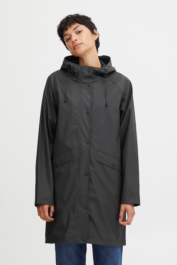 Ichi Tazi Black Raincoat