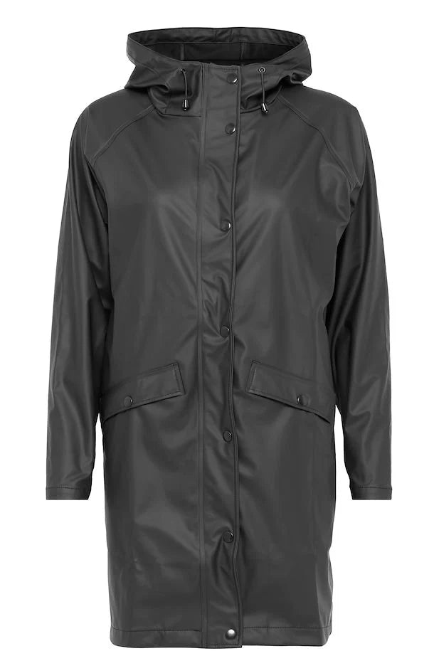 Ichi Tazi Black Raincoat