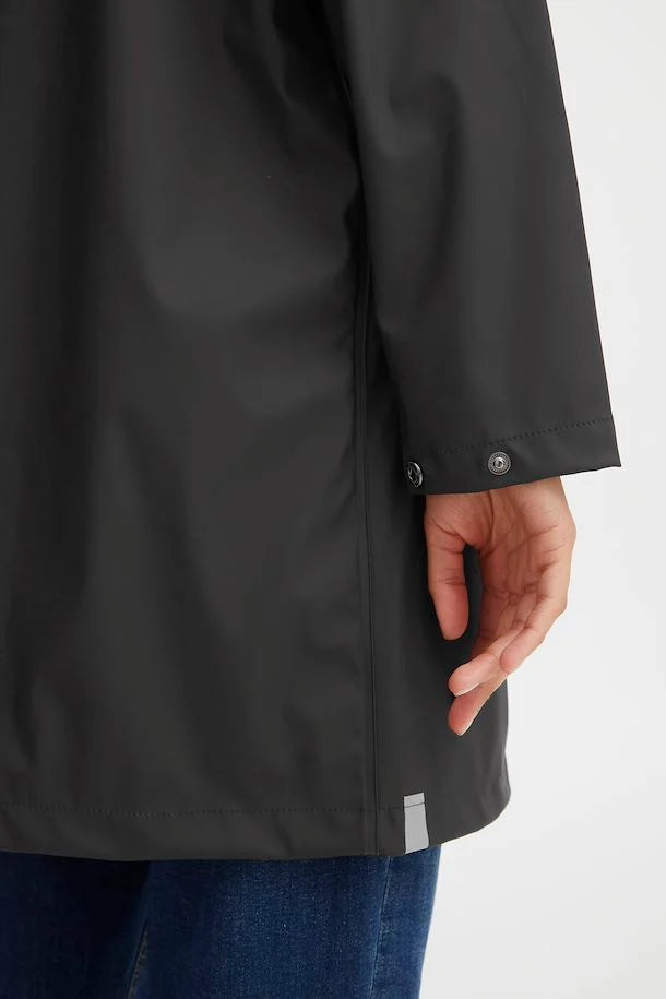Ichi Tazi Black Raincoat