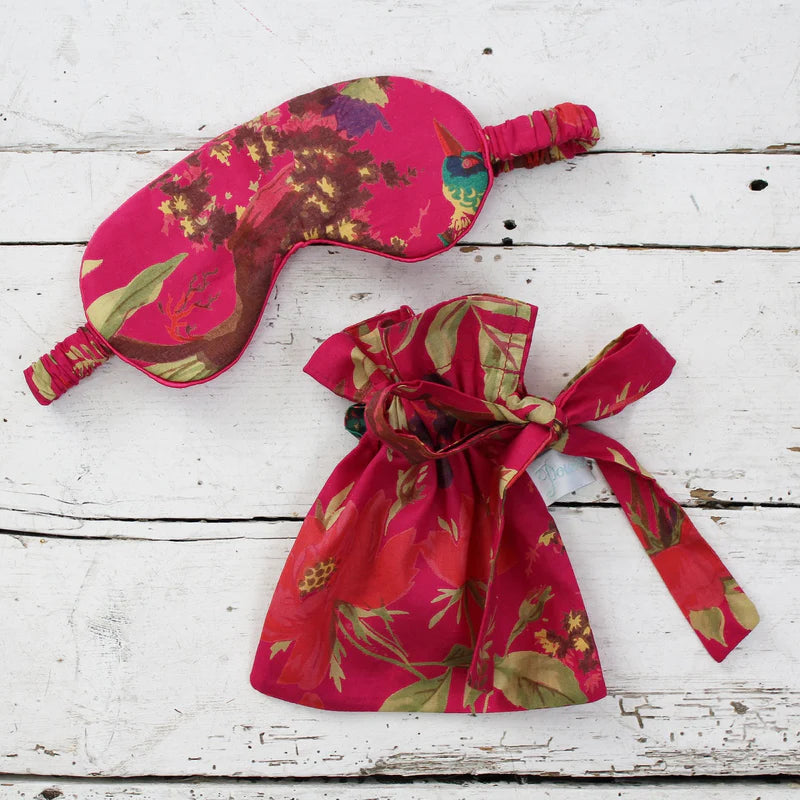 Hot Pink Bird Eye Mask