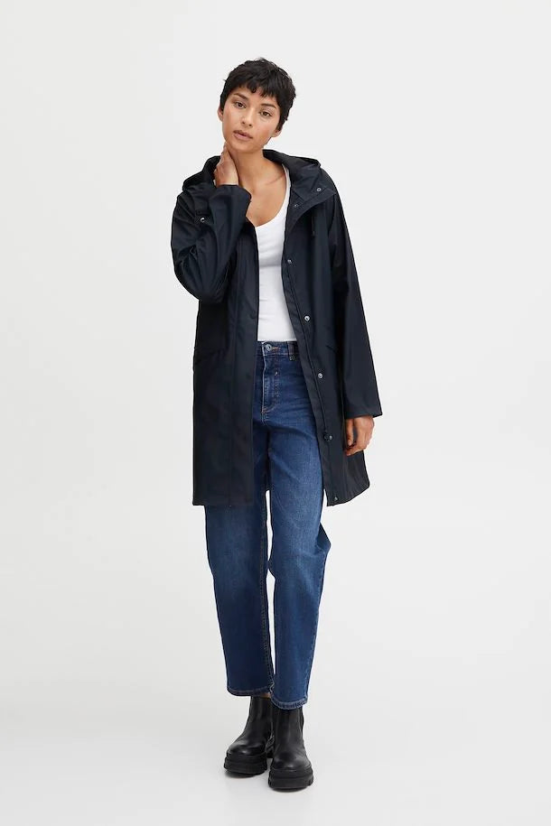 Ichi Raincoat - Navy/Total Eclipse