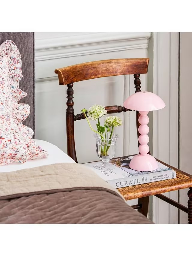 Addison Ross Pale Pink Lacquer Rechargeable Bobbin LED Lamp Regular price£125.00