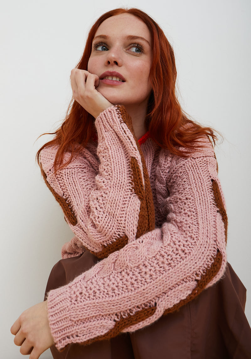 Dr Bloom Pink Sweater