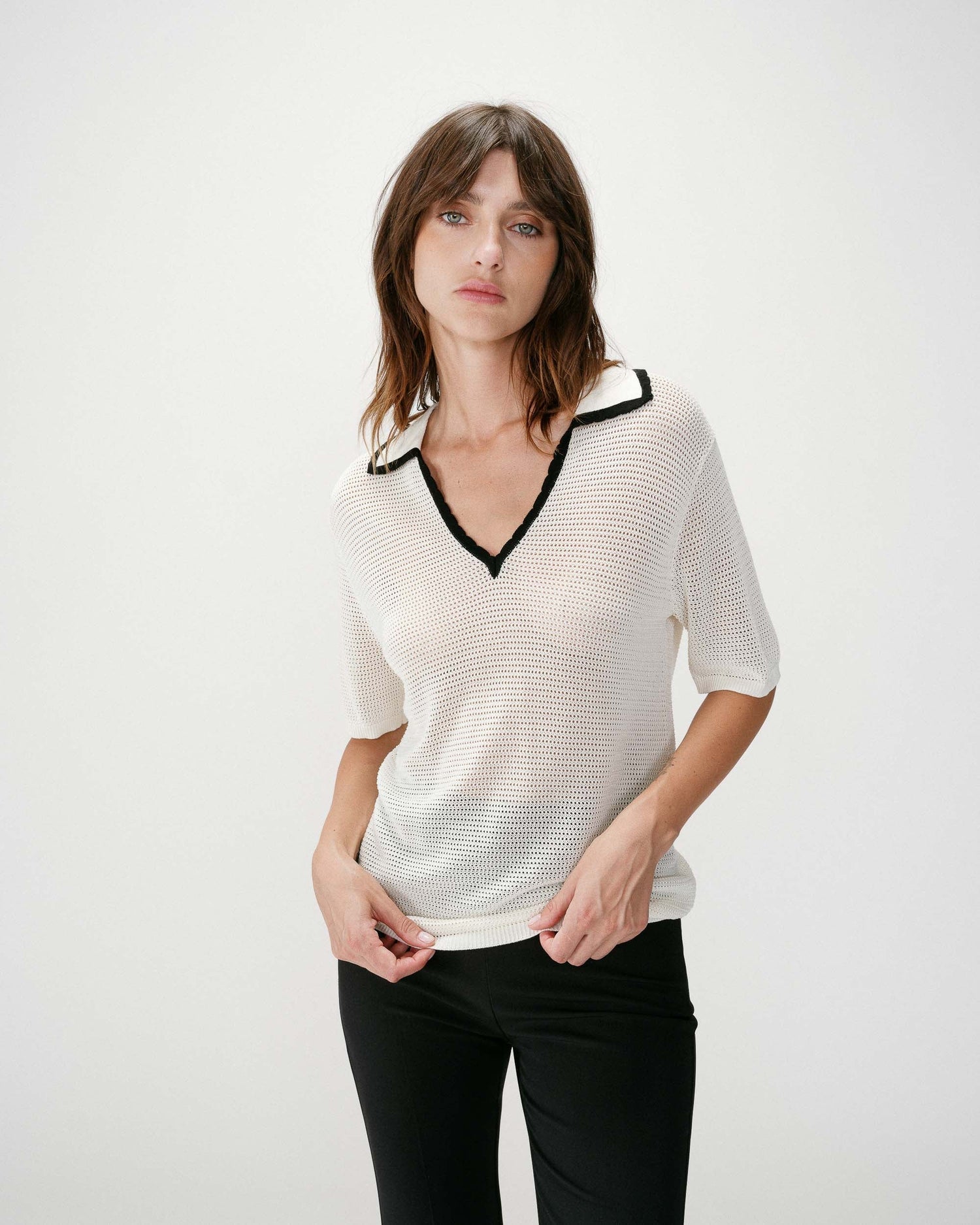 Grace & Mila Wilmot Top in Ivory