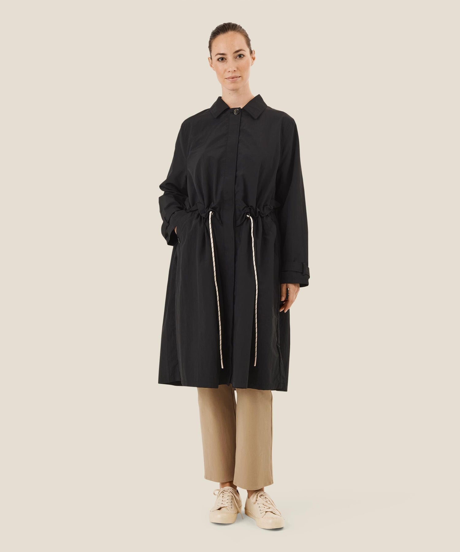 Masai Copenhagen Tilda Coat in Black