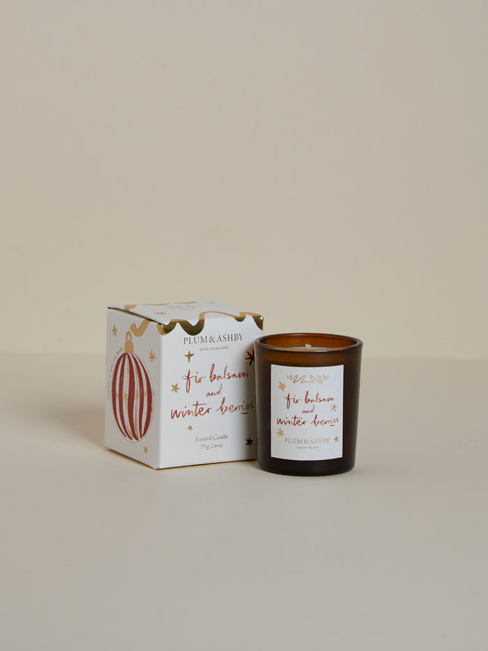 Plum & Ashby Fir & Winter Berries Votive Candle