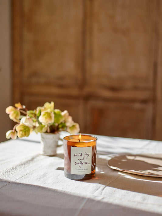 Plum & Ashby Wild Fig & Saffron Candle