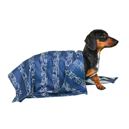 Dock & Bay Dog Towel - Puppy Party Large 120x70cm