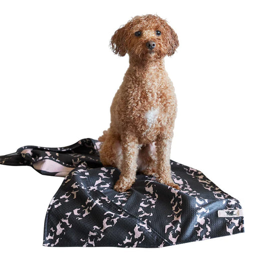 Dock & Bay Dog Towel - Walkies in the Park - Large 120 x 70cm