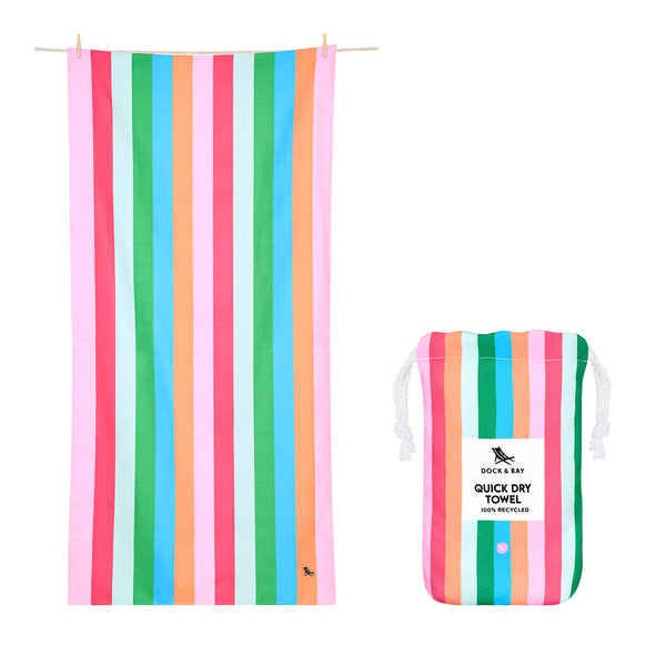 Dock & Bay  Quick Dry Towel - Tutti Frutti LARGE