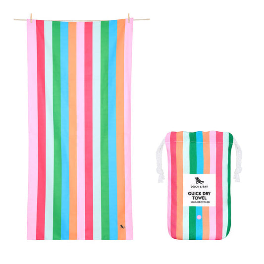 Dock & Bay  Quick Dry Towel - Tutti Frutti LARGE
