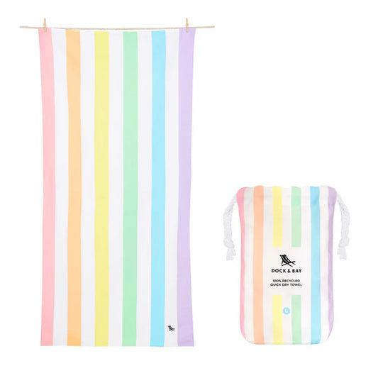 Dock & Bay Quick Dry -XL Towel - 200x90cm Unicorn Waves