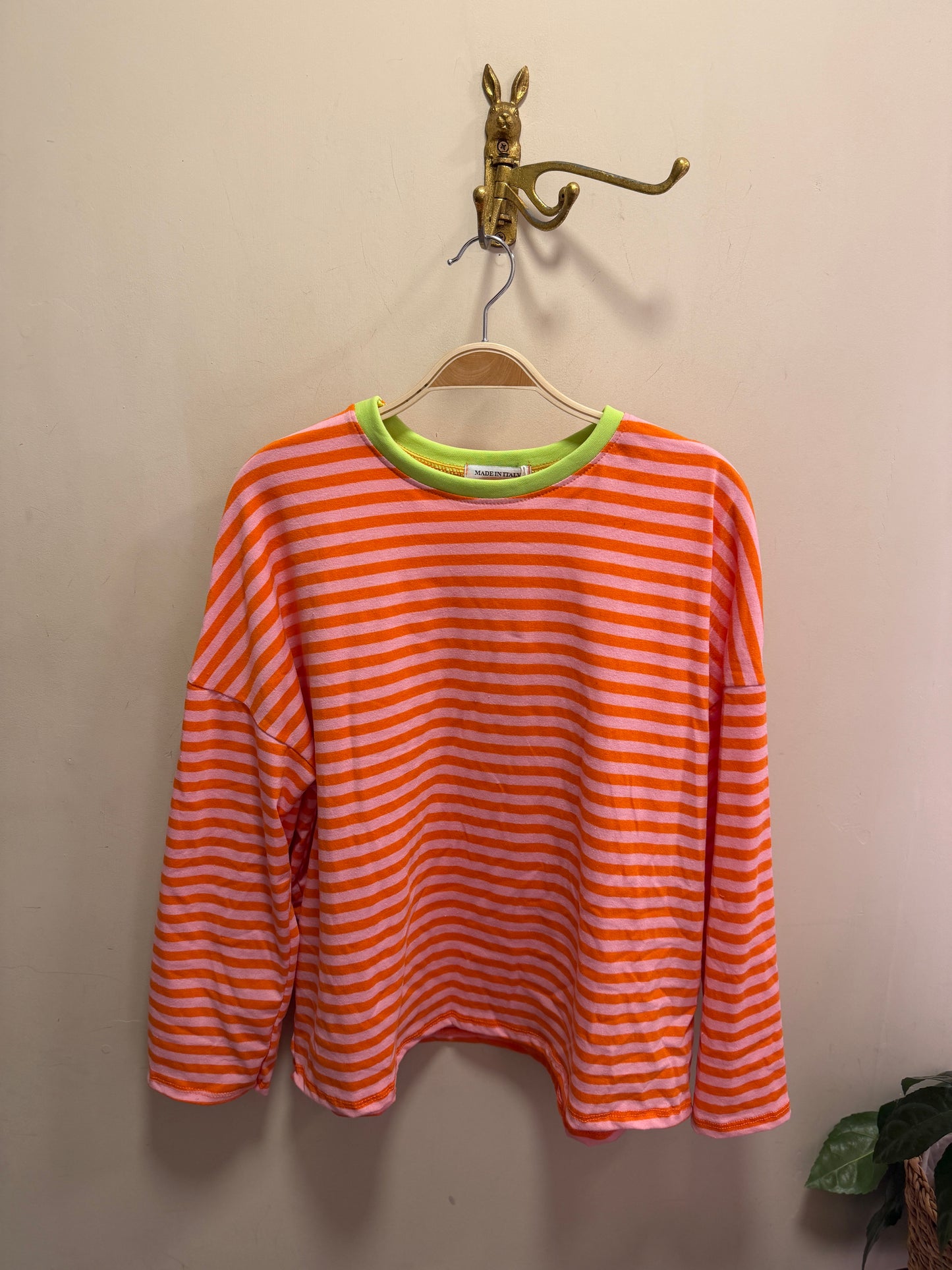 Copenhagen Striped Top - wide sleeve