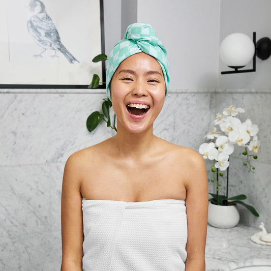 Dock & Bay Hair Wrap - Check Mate - Smooth Feel