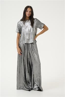 KAFFE Lorina Blouse in Silver