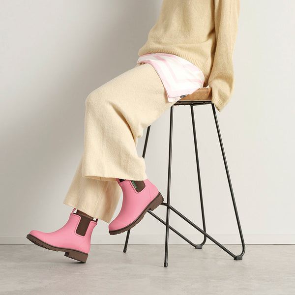 Merry People Bobbi Wellington Boot in Musk Pink