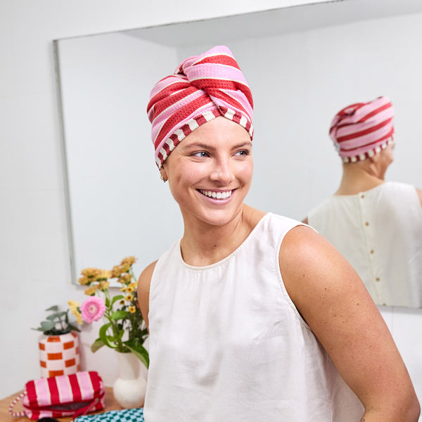 Dock & Bay Hair Wraps - Cherry Bomb - One Size