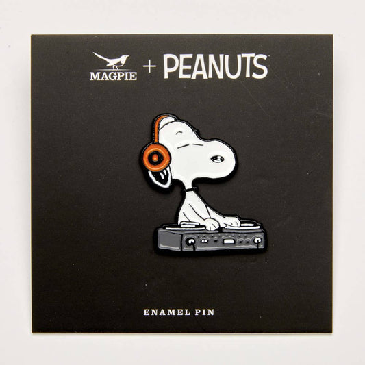 Peanuts Music is Life Pin - DJ