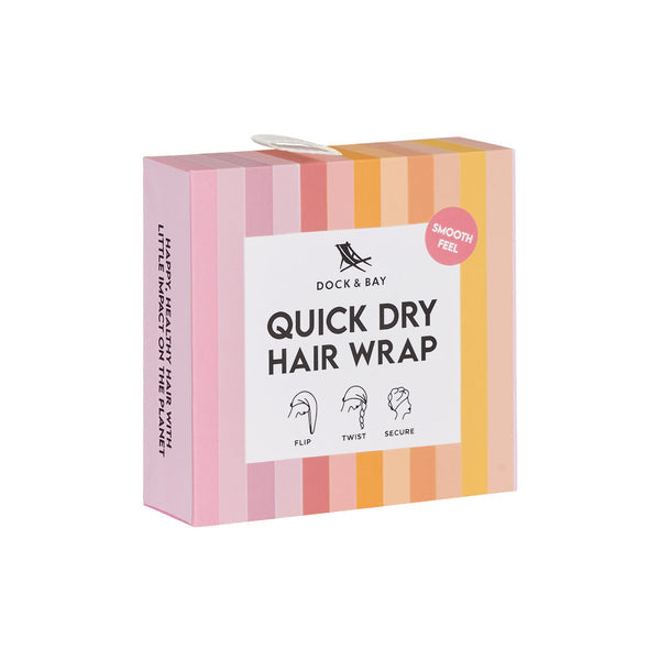 Dock & Bay Hair Wrap - Miami Sorbet -smooth feel