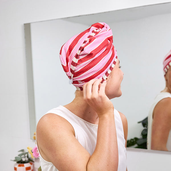 Dock & Bay Hair Wraps - Cherry Bomb - One Size