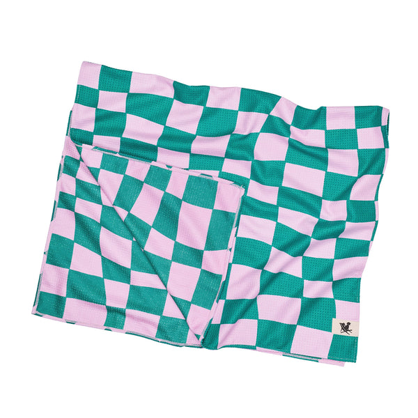 Dock & Bay Dog Towels - Check Mutt - Medium  (90x50cm)